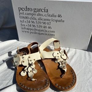 Pedro Garcia white Sandals